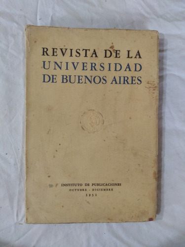 Revista Universidad De Buenos Aires 1951  20 Hernán Benitez