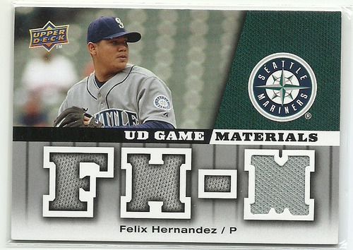 Felix Hernandez Jersey  Seattle Mariners  Upper Deck 2009