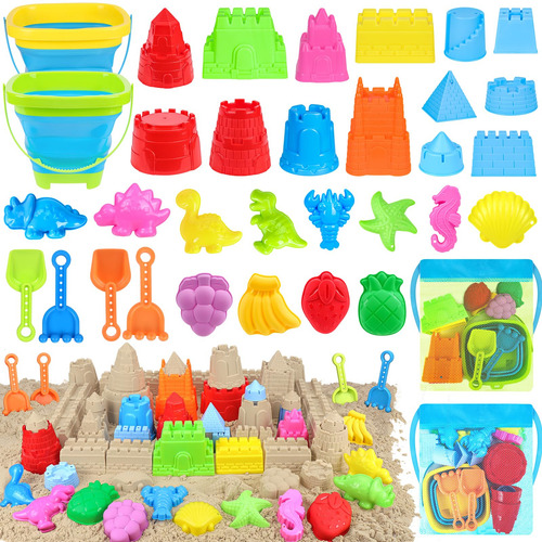 Set De Juguetes De Playa Racpnel De Arena Plegable Para Niño