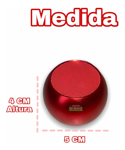 Imagem 2 de 5 de Caixinha De Som Portatil Bluetooth De Bolso Potente Pequena