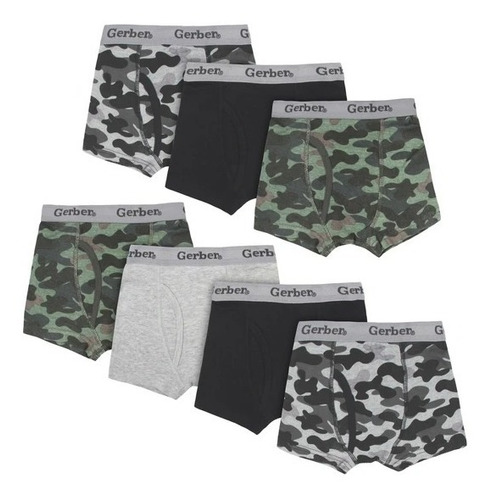 Ropa Interior Boxer Calzoncillos Para Niño Gerber X7