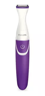 Depilador elétrico sem fio Philips BikiniGenie BRT383/15 Essential cor branco e roxo