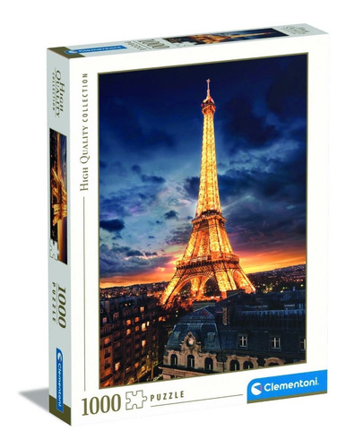 Puzzle 1000 Pz Tour Eiffel 39514 - Clementoni