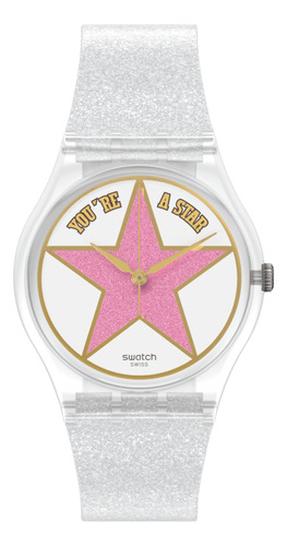 Reloj Swatch Star Mom So28z108 Color de la correa Transparente Color del bisel Transparente Color del fondo Transparente