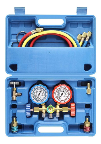 Juego De Manómetros De Diagnóstico De Ca De 3 Vías Omt Para 