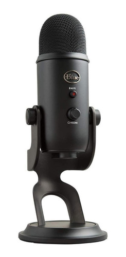 Micrófono Blue Yeti Series Yeti condensador multipatrón blackout