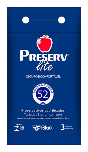 Preservativo Preserv Lite 3 Unidades