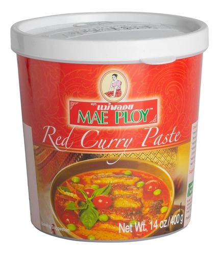 Pasta De Curry Roja, Maeploy, 396 G
