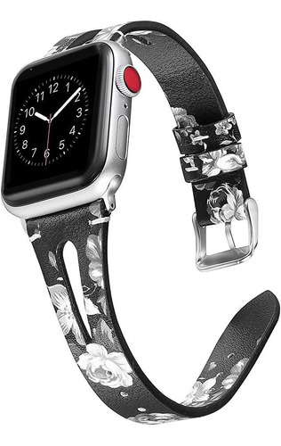 Secbolt Correas De Cuero Compatibles Con Apple Watch Band D.