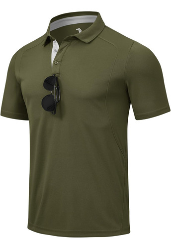 Men S Polo Golf Shirts Short Sleeve Collared Dry Fit Moistur