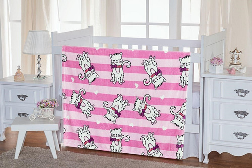 Imagem 1 de 1 de Cobertor Bebe Estampado Macio Anti Alérgico Etruria