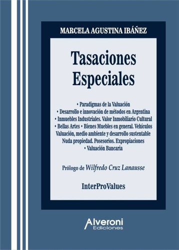 Tasaciones Especiales Autor Ibáñez, Marcela Agustina