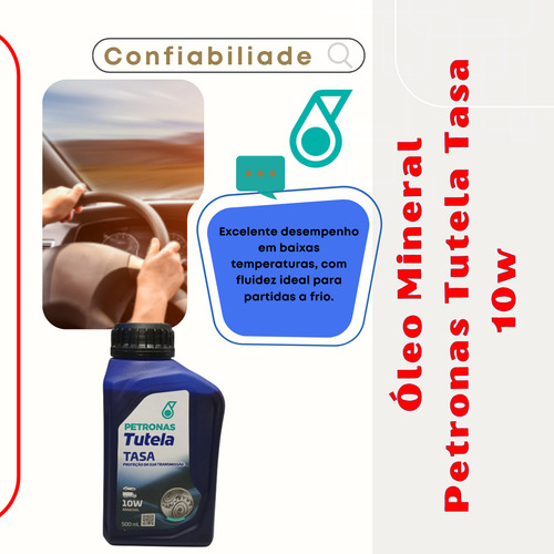 Óleo Petronas Atf Tasa 10w Kit 2 Unid 500ml Direção