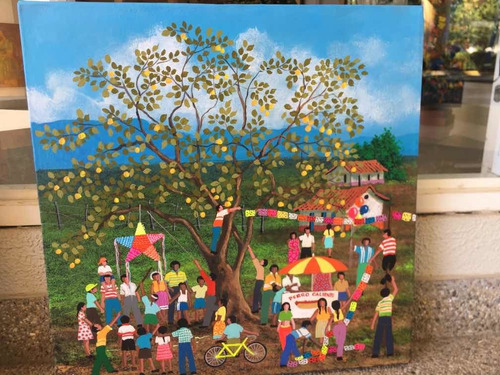 Imagen 4 de 4 de Obra Original Arte Naif O Ingenuo J.salguero