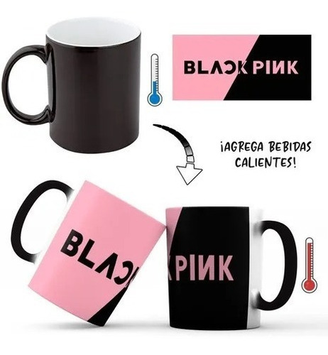 Mug Taza Magico Black Pink Kpop Colección Regalo 015