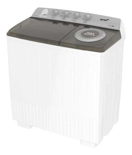 Lavadora semiautomática de doble tina Acros ALD1945JE blanca 19kg 110 V - 127 V
