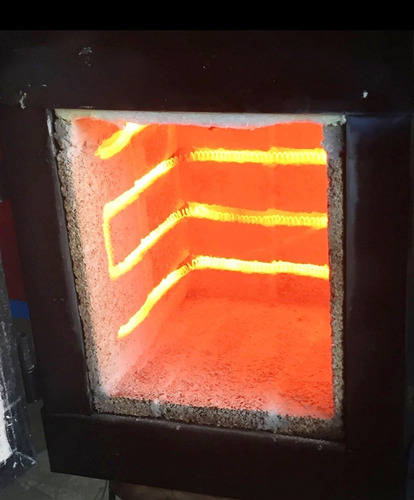 Horno Cerámica Chico De Ladrillo Con Termocupla Y Pirómetro 