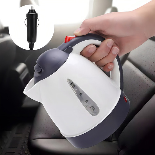 Pava Eléctrica Para Autos 12v De 1 Litro Lo Mejor Para Viaje