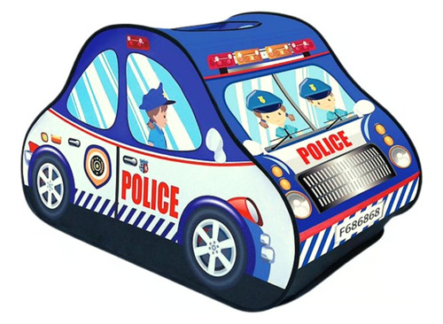 Carpa Juguete Niños Bebe Carro Policia Con Pelotas