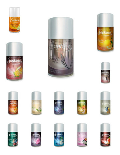 Imagen 3 de 7 de Fragancia Saphirus Oficial Repuesto Aerosol - B.g.aromas