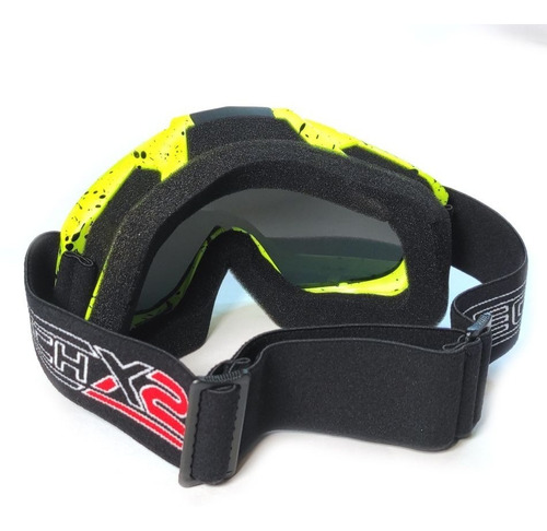 Goggles Techx2 Amarillo/negro Mica Amarilla Polarizada Cg-15