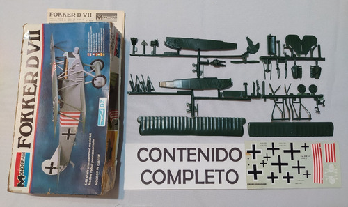 Bz 1/48 Modelismo Avion Monogram Fokker Dvii En Remate (Usado)