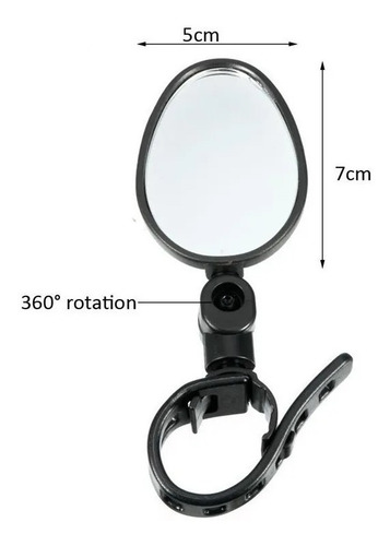 Espejos Para Bicicleta Retrovisor De Puño Bike Ciclismo