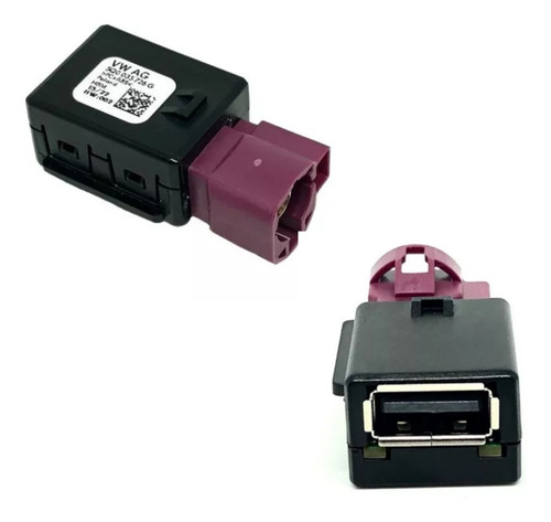 Entrada Tomada Usb Vw T-cross Polo Nivus Virtus 5q0035726g