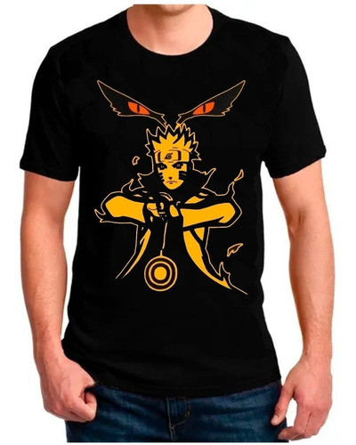 Polera Estampada Naruto Kurama