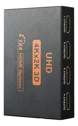 Splitter Hdmi Activo 1 X 4 4k 4 Salidas Con Fuente Dyncam