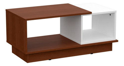 Mesa Ratona Milenial Mesa De Centro Living Tabaco/blanco