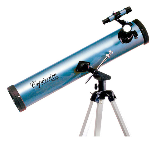 Telescopio Reflector Copernico 76x700fc Tripode Aumento 525x Color Azul
