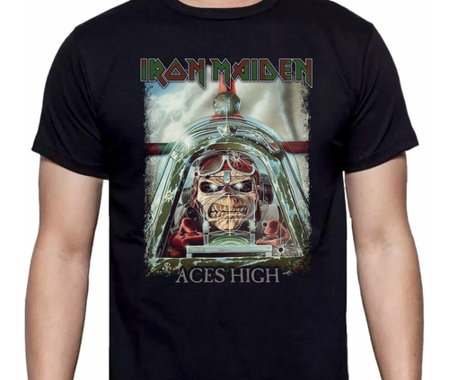 Iron Maiden - Aces High - Rock /metal - Polera - Cyco Record