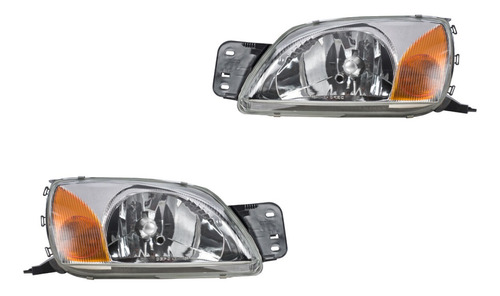 Par De Faros Depo Ford Fiesta 2000 2001 2002