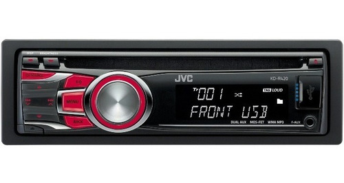 Reproductor De Carro Jvc Am/fm Con Cd, Usb Y Aux Kd-r420!