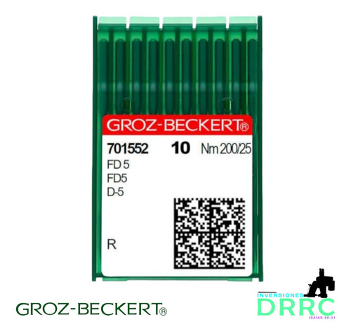 Agujas D5 Groz Beckert Para Maquinas Siruba Y Fischbein