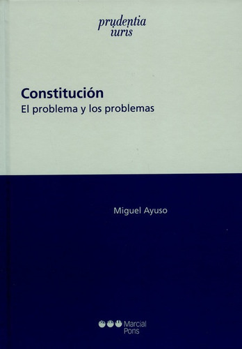 Libro Constitucion El Problema Y Los Problemas