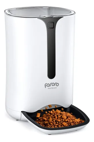Dispensador Roffie Pet C/temporizador Automatico - Blanco