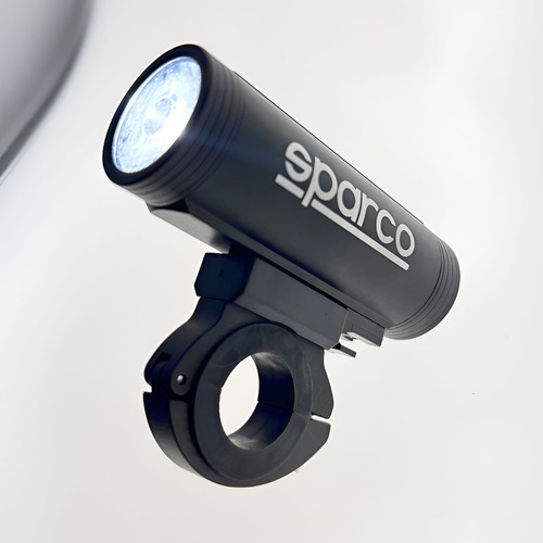 Luz Bicicleta Sparco Se701 1000 Lúmenes Impermeable Color Negro