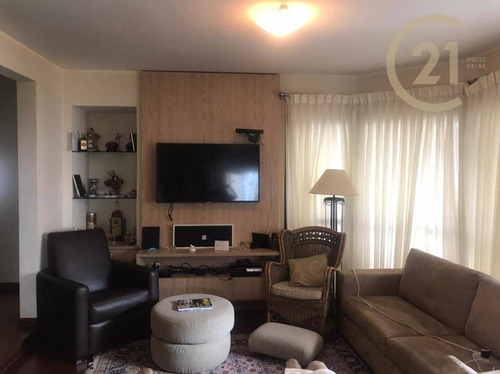Apartamento Com 3 Suítes Para Alugar, 196 M² Por R$ 5.000/mês - Perdizes - São Paulo/sp - Ap23049