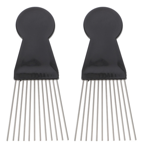 Peine Africano Dedicado A Afro Pick Comb, 2 Unidades