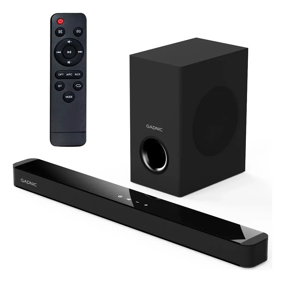 Barra de Sonido Gadnic Nova 160 Inalámbrica con Subwoofer