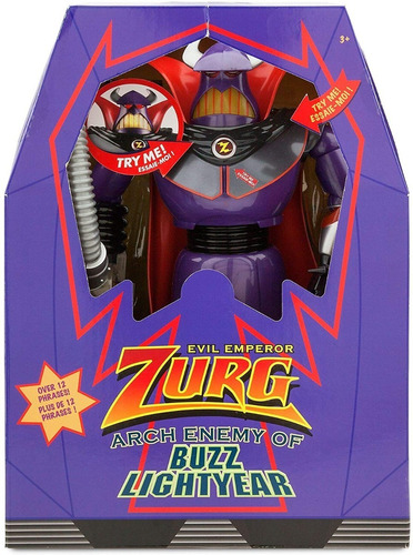 Emperador Zurg Toy Story Original Disney Luces Y Sonidos 