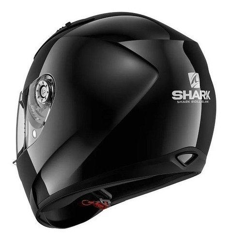 Imagen 2 de 3 de Casco para moto integral Shark Ridill black blank talle L