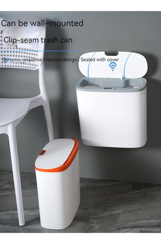 . Bote De Basura Automático Con Sensor Inteligente, Baño, Co