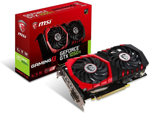 Imagen 1 de 4 de Placa De Video Msi Gaming X Geforce Gtx 1050 Ti 4gb Gdrr5