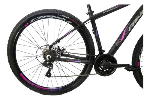Bike 29 Rino Everest Freio Disk Shimano 24v - Cubo Roletado Cor Preto/pink