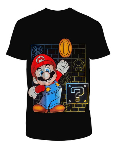 Camiseta Hombre Super Mario Bros 2