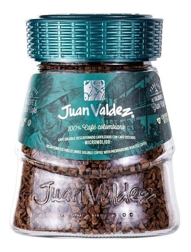 Cafe Juan Valdez Soluble Descafeinado 95 Gr.