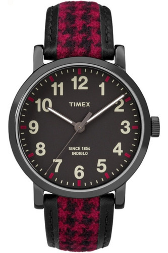 Reloj Timex Unisex Tw2p98900 Houndstooth  Casal Indiglo